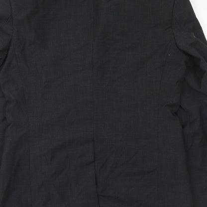 Autograph Mens Grey Wool Jacket Suit Jacket Size 38 Regular