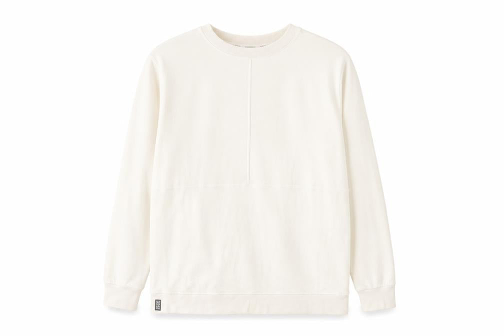 Marks & Spencer Womens Ivory Polyester Pullover Sweatshirt Size M Pullover