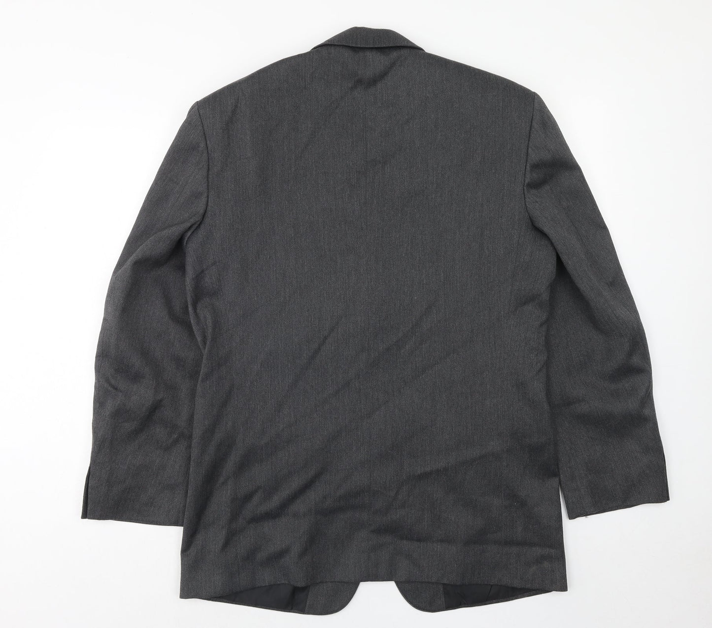 Sequel Mens Grey Polyacrylate Fibre Jacket Suit Jacket Size 40 Regular