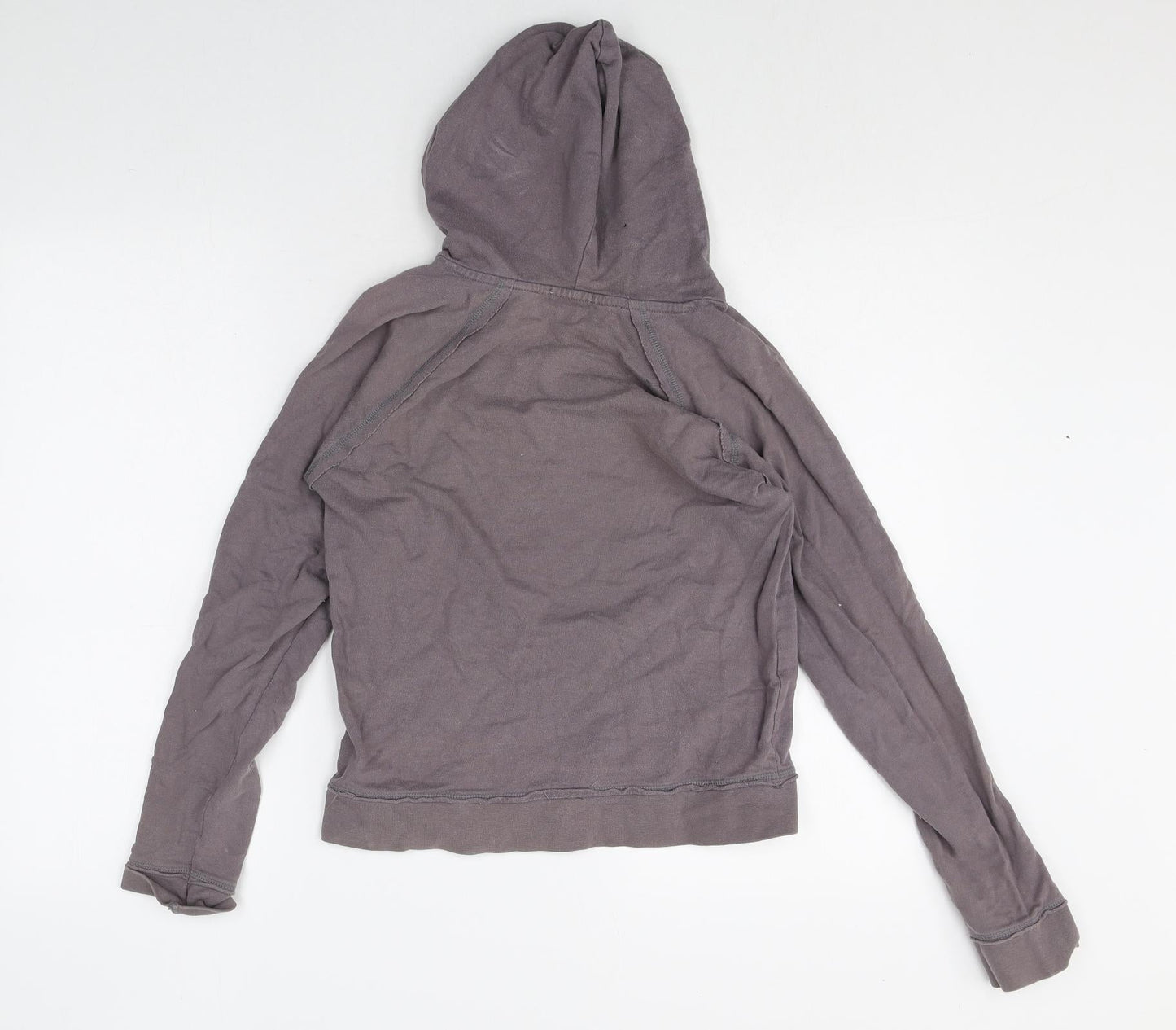 Active Womens Grey 100% Cotton Pullover Hoodie Size 8 Pullover