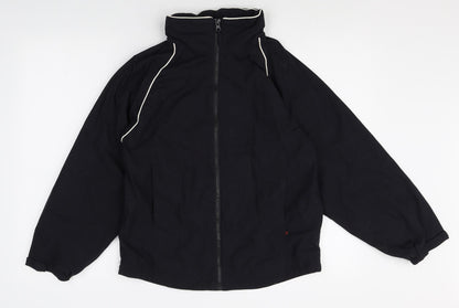 Trutex Womens Black Jacket Coat Size XS Zip