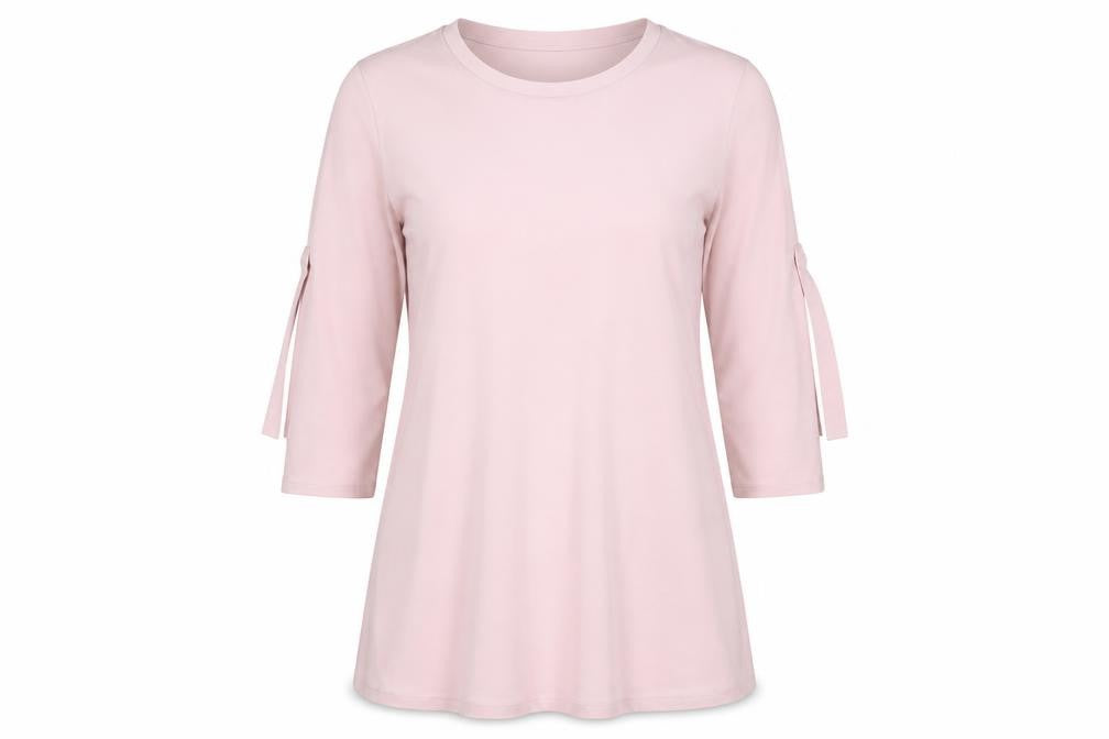Yonis Womens Pink Polyester A-Line Size XL Round Neck Pullover