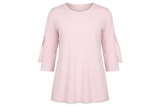 Yonis Womens Pink Polyester A-Line Size XL Round Neck Pullover