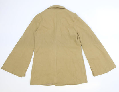 SHEIN Womens Brown Jacket Size M Button