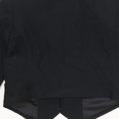 Mango Womens Black Polyester Jacket Blazer Size XS