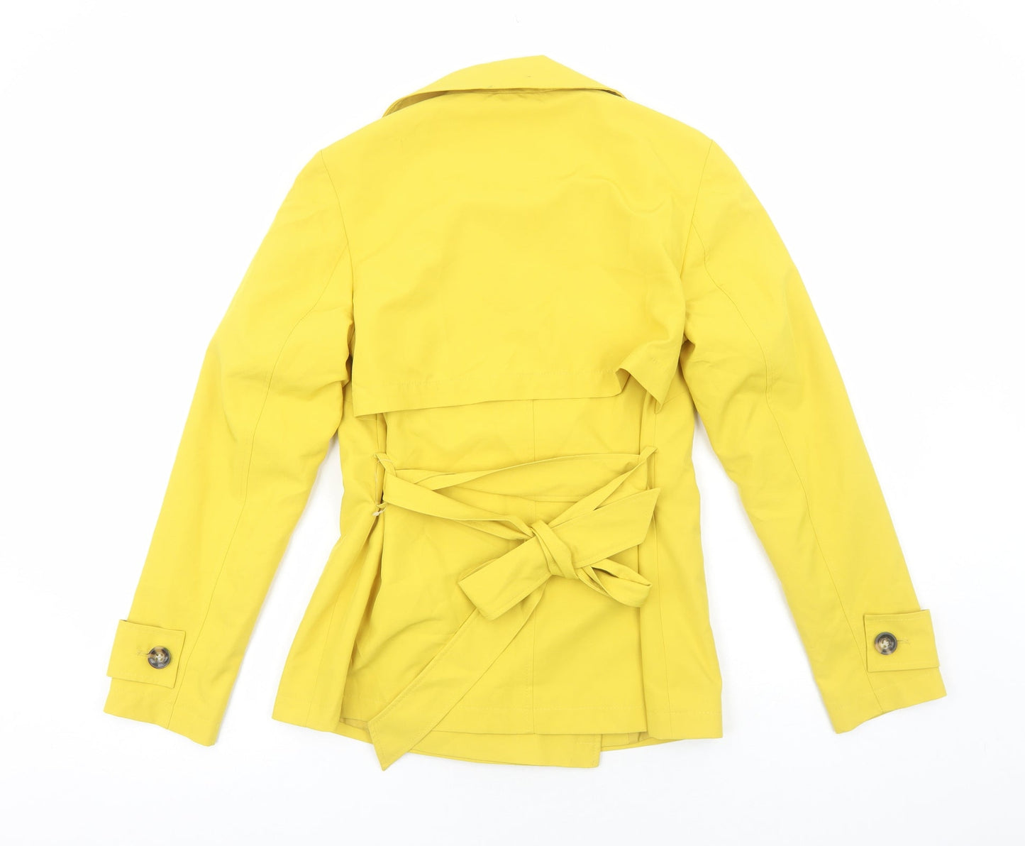 Marks and Spencer Womens Yellow Jacket Size 6 Button