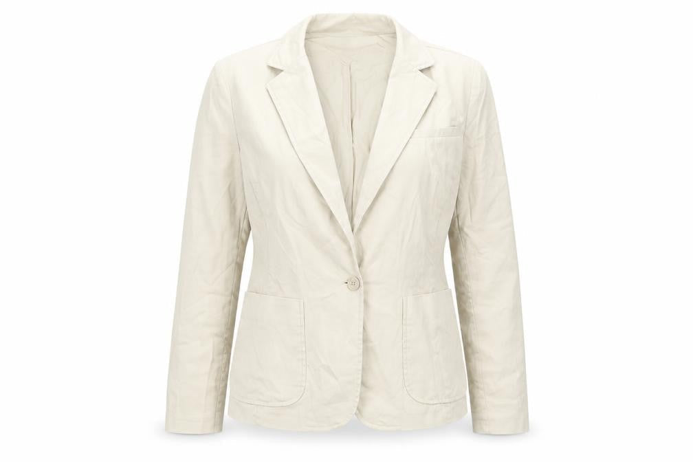 Gap Womens Beige Jacket Blazer Size L Button
