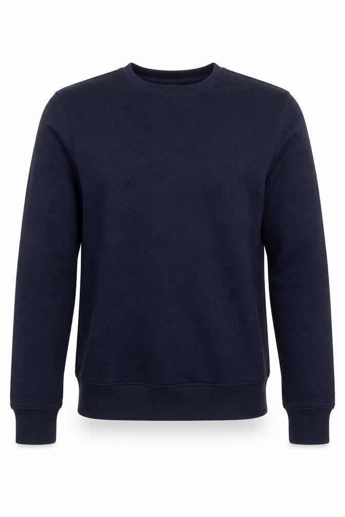 Matalan Mens Blue Cotton Pullover Sweatshirt Size S