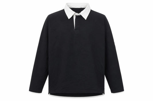 Kariban Mens Black Cotton Button-Up Size 2XL Collared Button
