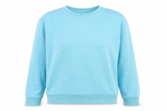Primark Womens Blue Cotton Pullover Sweatshirt Size 8 Pullover