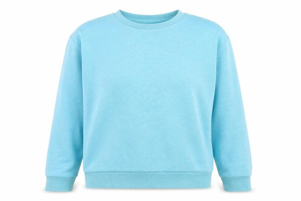 Primark Womens Blue Cotton Pullover Sweatshirt Size 8 Pullover