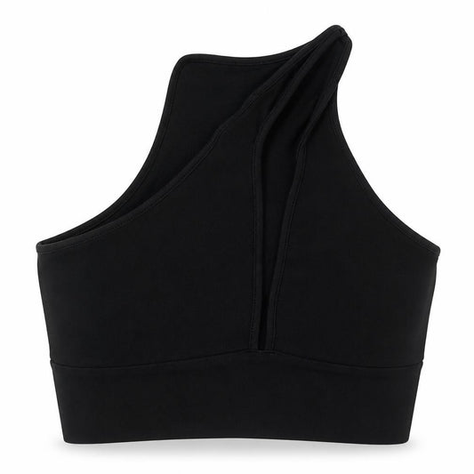 ASOS Womens Black Polyester Cropped Tank Size 10 V-Neck