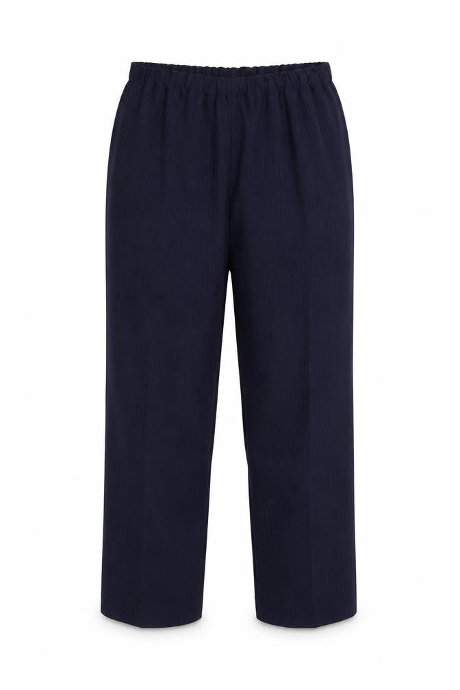 Preworn Womens Blue Polyester Trousers Size 14 Regular