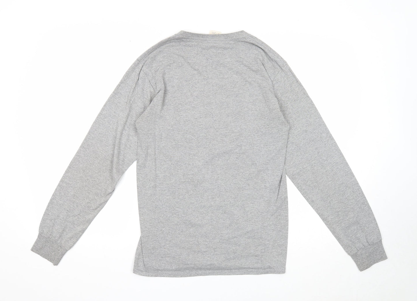 JERZEES Mens Grey Polyester Pullover Sweatshirt Size S - Trojans Volleyball