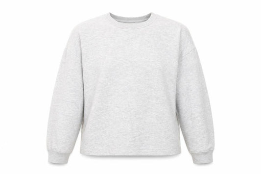Primark Womens Grey Cotton Pullover Sweatshirt Size 10 Pullover