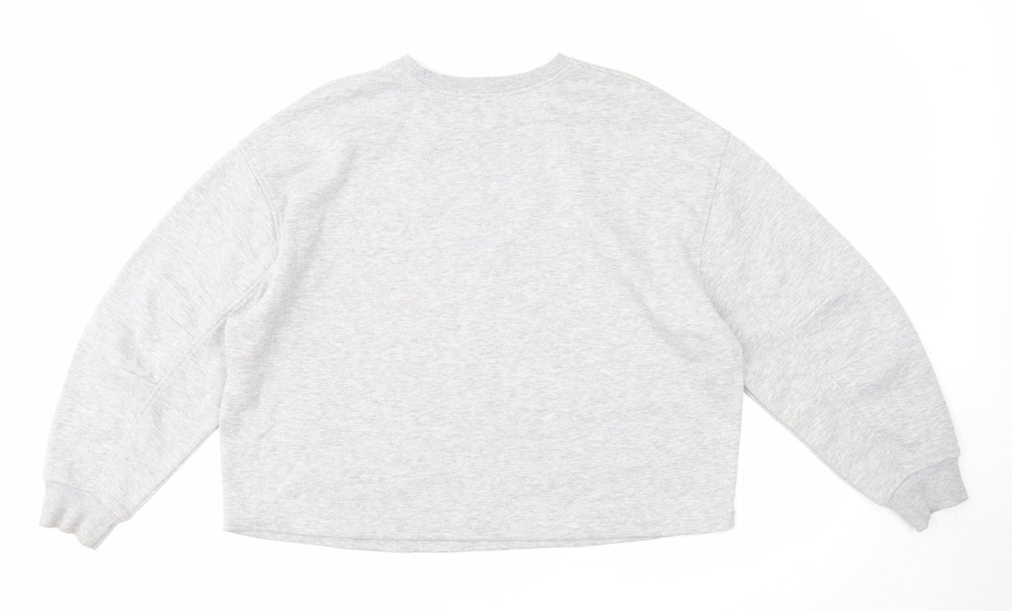 Primark Womens Grey Cotton Pullover Sweatshirt Size 10 Pullover