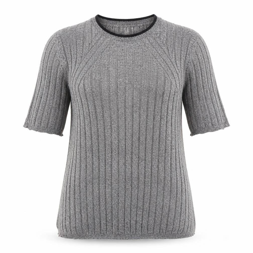 Marks & Spencer Womens Black Round Neck Viscose Pullover Jumper Size 10