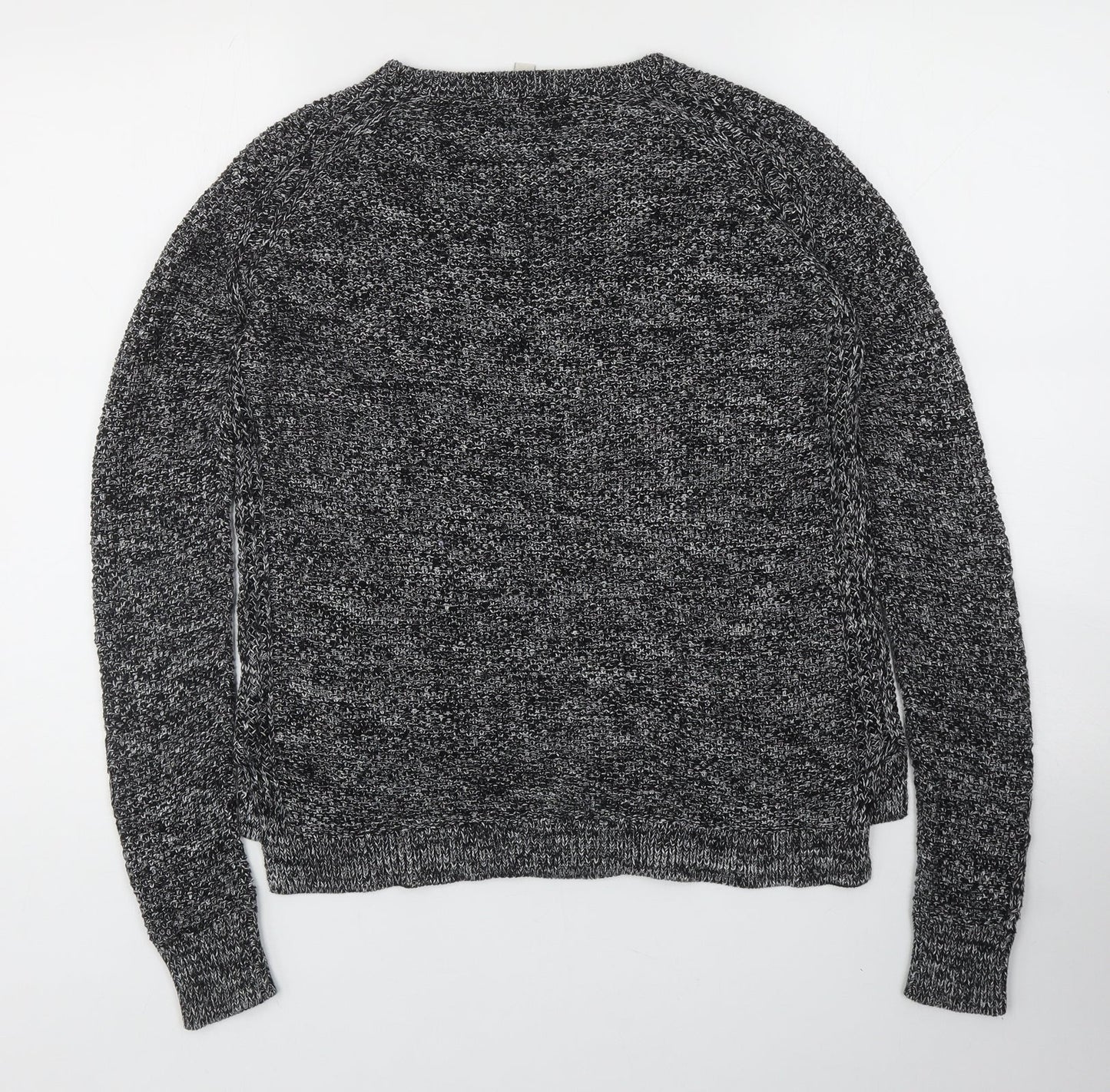 Esprit Womens Black Round Neck Acrylic Pullover Jumper Size XS