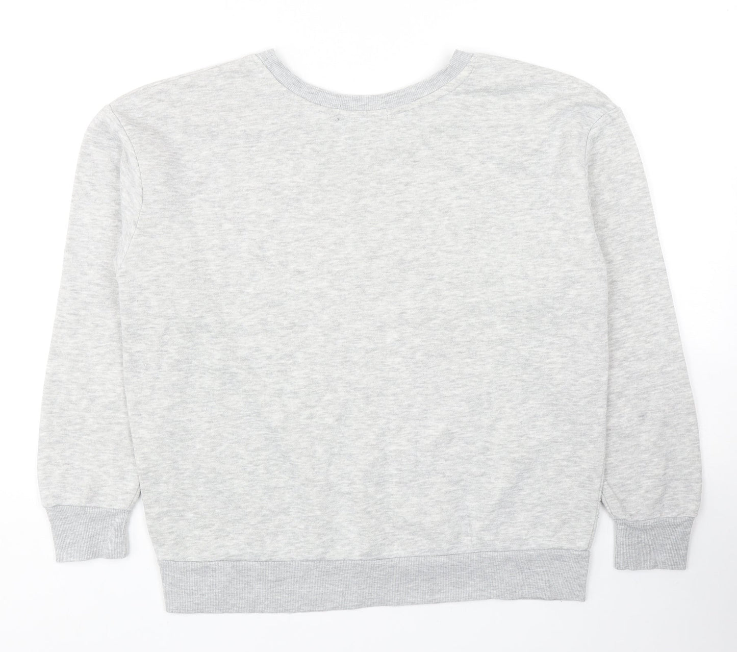 Atmosphere Womens Grey Polyester Pullover Sweatshirt Size 12 Pullover