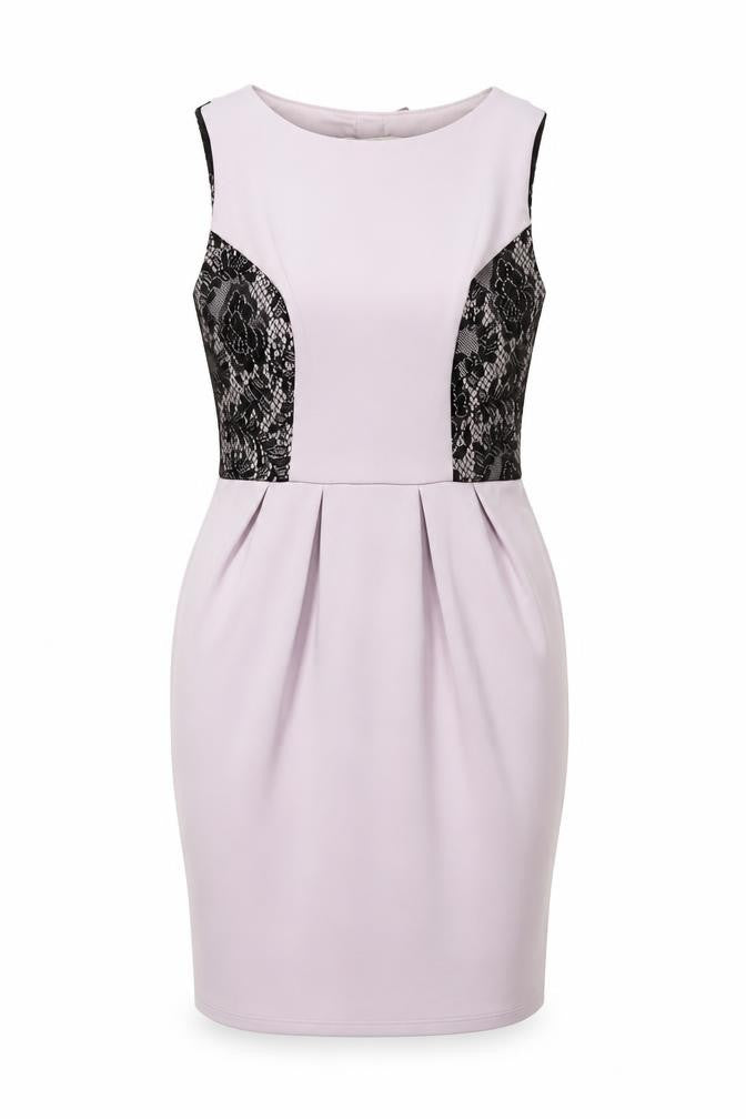 Dorothy Perkins Womens Purple Floral Polyester Bodycon Size 8 Round Neck Pullover