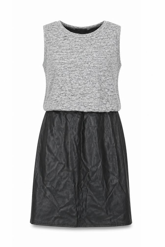 Missguided Womens Grey Polyester A-Line Size 8 Round Neck Pullover