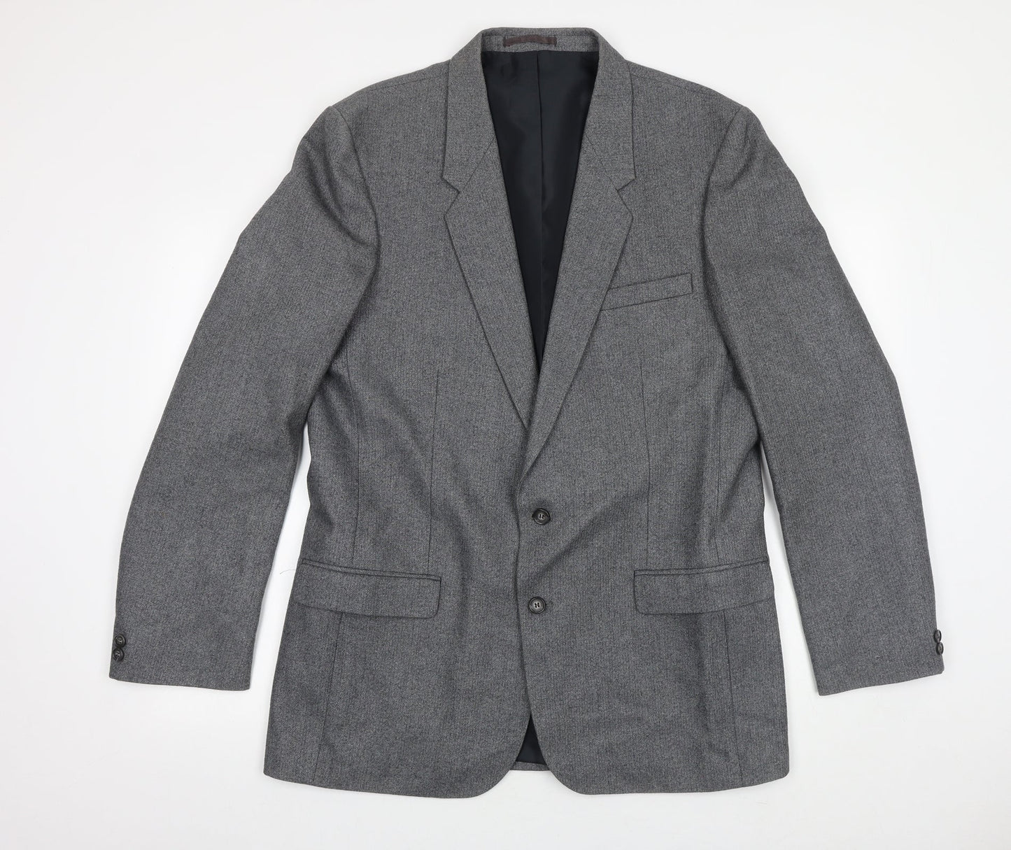 NICO Mens Grey Wool Jacket Suit Jacket Size 42 Regular