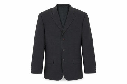 George Mens Grey Polyester Jacket Suit Jacket Size 40 Regular