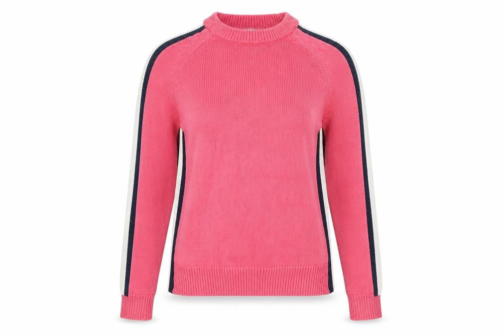 Marks & Spencer Womens Pink Round Neck Acrylic Pullover Jumper Size XS
