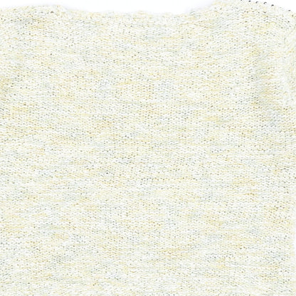 Frank Womens Saul Green Round Neck Cotton Pullover Jumper Size S