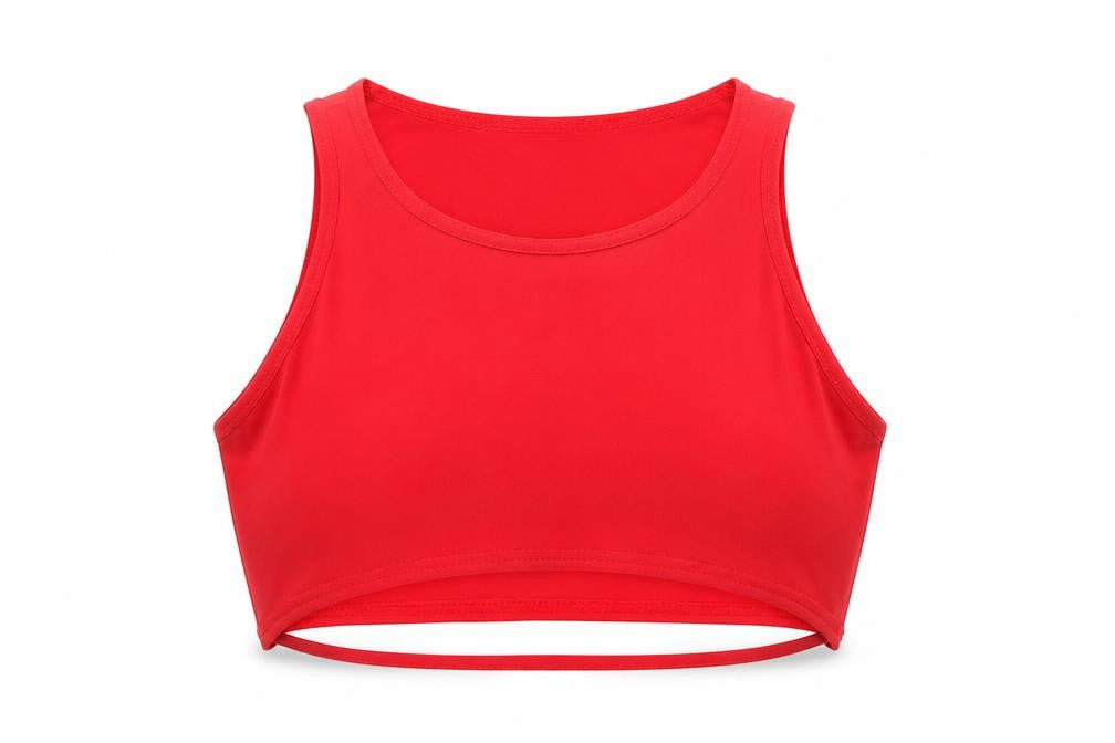 I SAW IT FIRST Womens Red Polyester Basic Tank Size 12 Round Neck