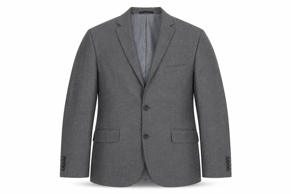 Marks & Spencer Mens Grey Polyester Jacket Suit Jacket Size 40 Regular