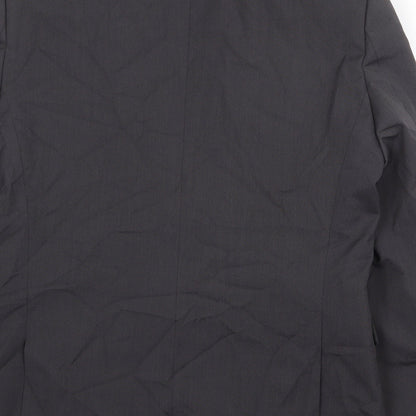 Next Mens Grey Polyester Jacket Suit Jacket Size 42 Regular
