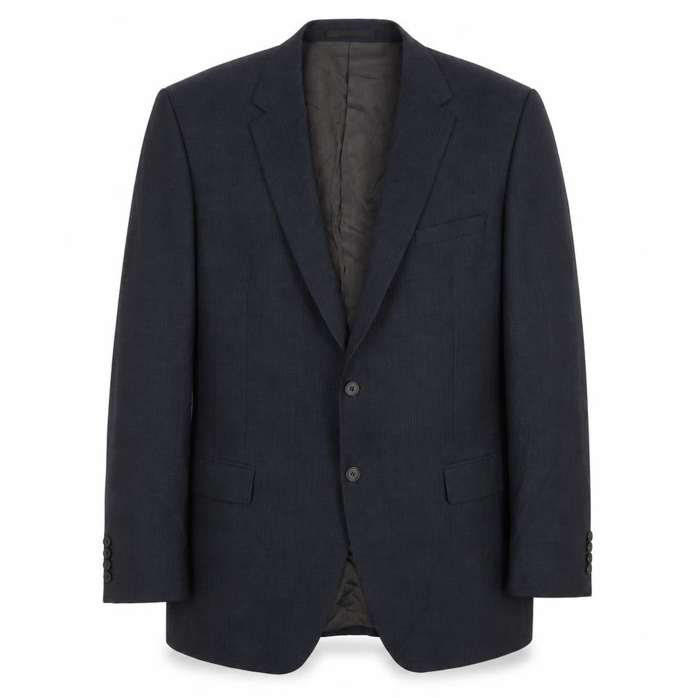 Marks & Spencer Mens Blue Wool Jacket Suit Jacket Size 44 Regular