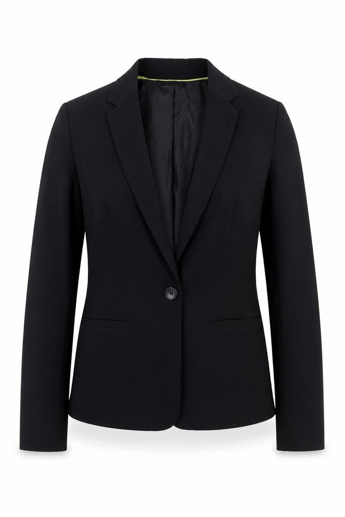New Look Womens Black Polyester Jacket Blazer Size 8
