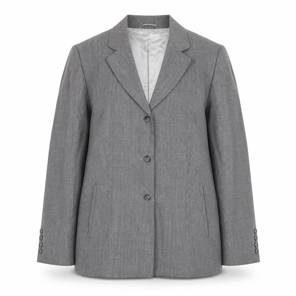 Betty Barclay Womens Grey Wool Jacket Suit Jacket Size L