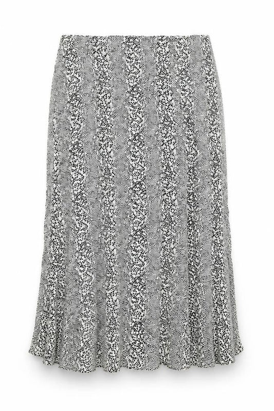 Miss Selfridge Womens Green Geometric Polyester Peasant Skirt Size 12 Zip