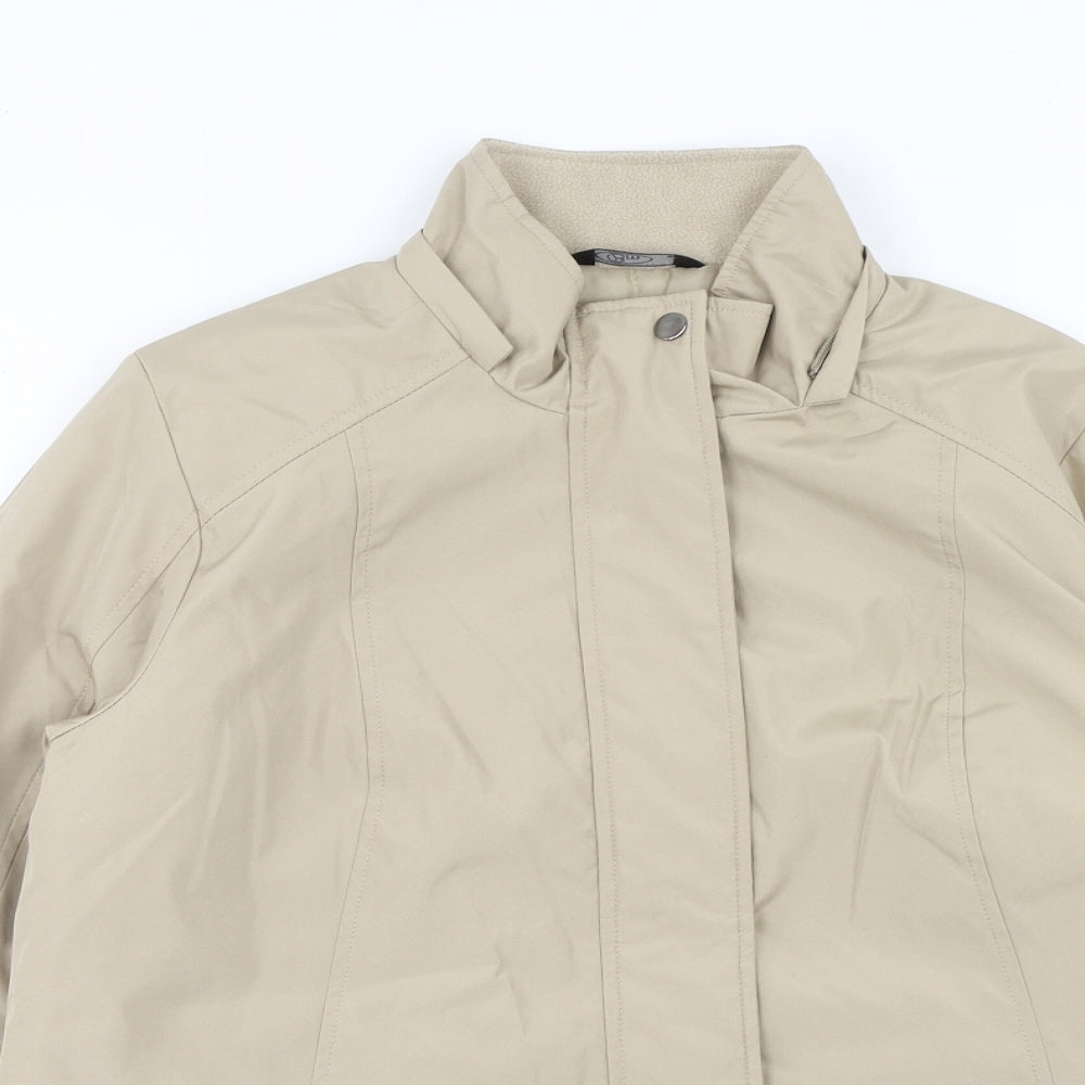 Bonmarché Womens Beige Jacket Size S Zip