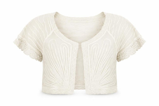 Debenhams Womens Ivory Geometric Polyacrylate Fibre Basic Blouse Size 12 Round Neck