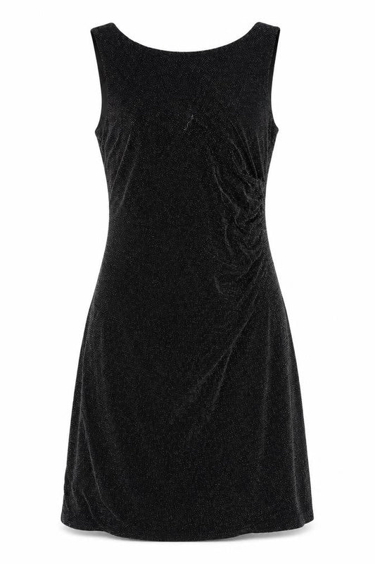 Wallis Womens Black Nylon A-Line Size 12 Round Neck Pullover