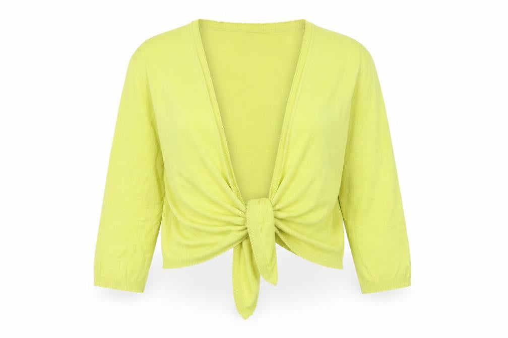 Wallis Womens Yellow V-Neck Viscose Cardigan Jumper Size XL