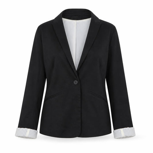 Kaleidoscope Womens Black Polyester Jacket Blazer Size 10