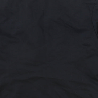 Essentials Womens Black Polyester Jacket Blazer Size 14