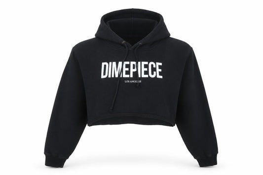 DX Me Piece Womens Black Cotton Pullover Hoodie Size L Pullover