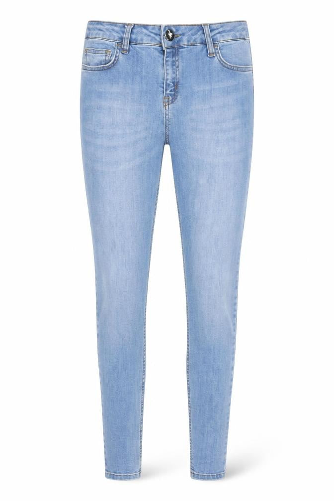 Hera Womens Blue Cotton Skinny Jeans Size 28 in Slim Zip
