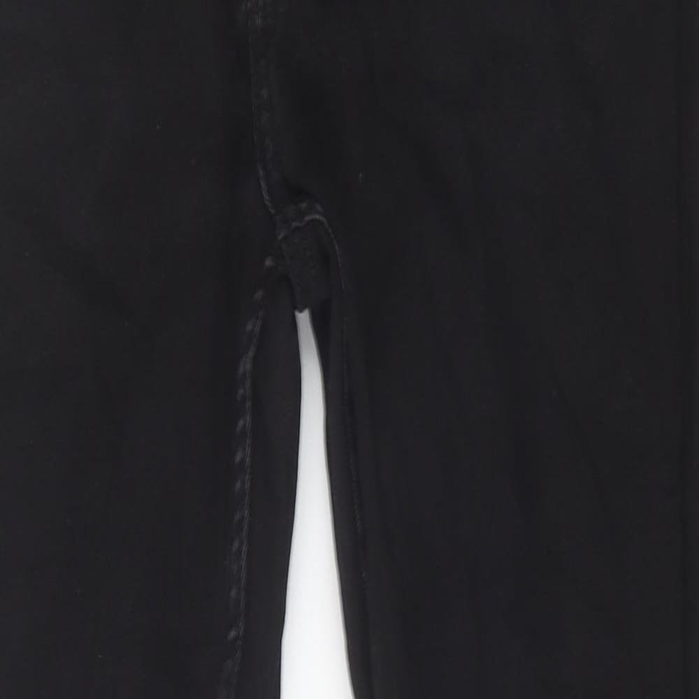 H&M Mens Black Cotton Skinny Jeans Size 28 in Slim Zip