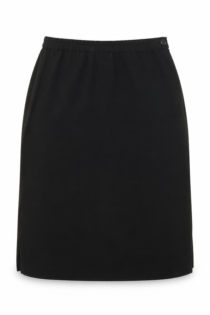 Frank Usher Womens Black Polyester Straight & Pencil Skirt Size 12 Zip