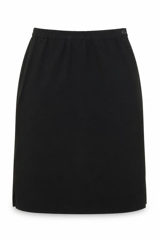 Frank Usher Womens Black Polyester Straight & Pencil Skirt Size 12 Zip