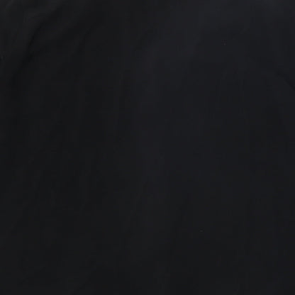 Sara Woman Womens Black Polyester Basic Button-Up Size 20 Collared
