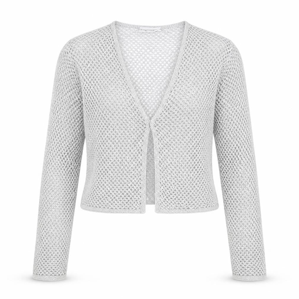 Principles Womens Grey V-Neck Polyester Cardigan Jumper Size 14