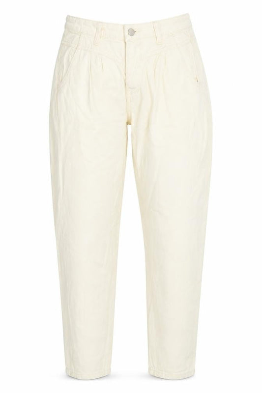 In the Style Womens Yellow Cotton Tapered Jeans Size 6 Regular Zip